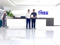 熱烈祝賀陳總簽約創綠家江蘇省鹽城市區級代理!