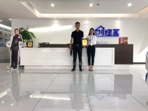 熱烈祝賀陳總簽約創綠家江蘇省南京市溧水縣區級代理！